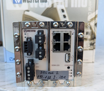 WESTERMO / Wolverine DDW-225 Redundant Ring Ethernet Extender 3642-0250