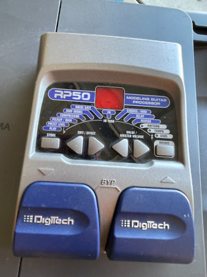 DigiTech RP50 Multi-Effect Modeling Guitar Pedal Processor  CLEAN.