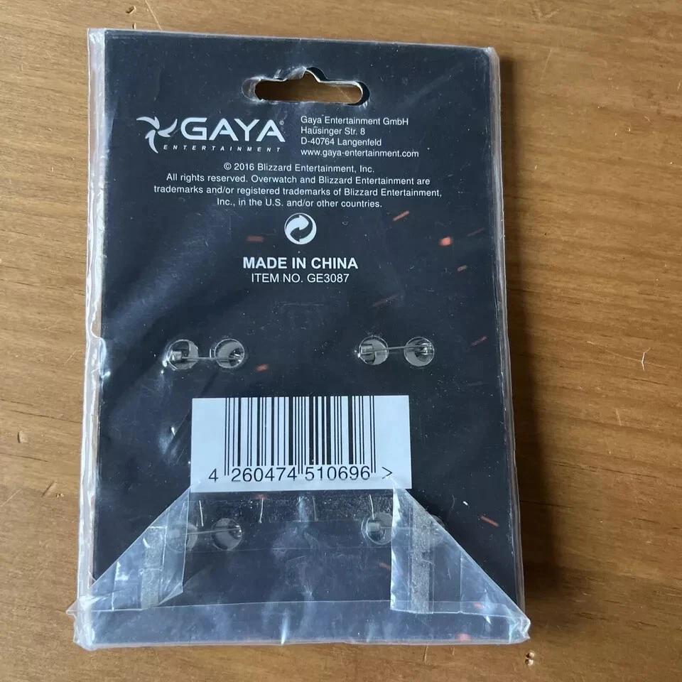 Overwatch Roadhog Pin Set Badge Set Multicolor - 4 Metal Pins - NEW - Image 2 of 2