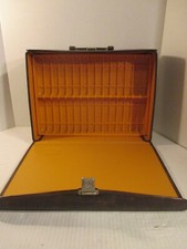 Vintage BMI Audio Cassette Tape Holder Vinyl Carry Case Holds 30 Tapes