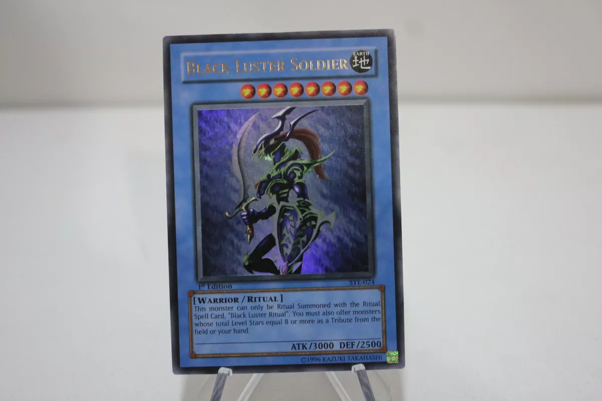 YuGiOh Black Luster Soldier 1st Edition Holo #SYE-024 LP