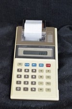Sharp Elsi Mate EL1188S Hand Held Printing Calculator-TESTED WORKS PRINTS Vtg
