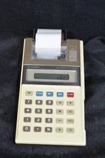 Sharp Elsi Mate EL1188S Hand Held Printing Calculator-TESTED WORKS PRINTS Vtg