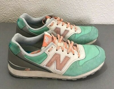 New Balance WR996EM Baskets Vert Gris Corail 36 EU 5,5 US 3,5
