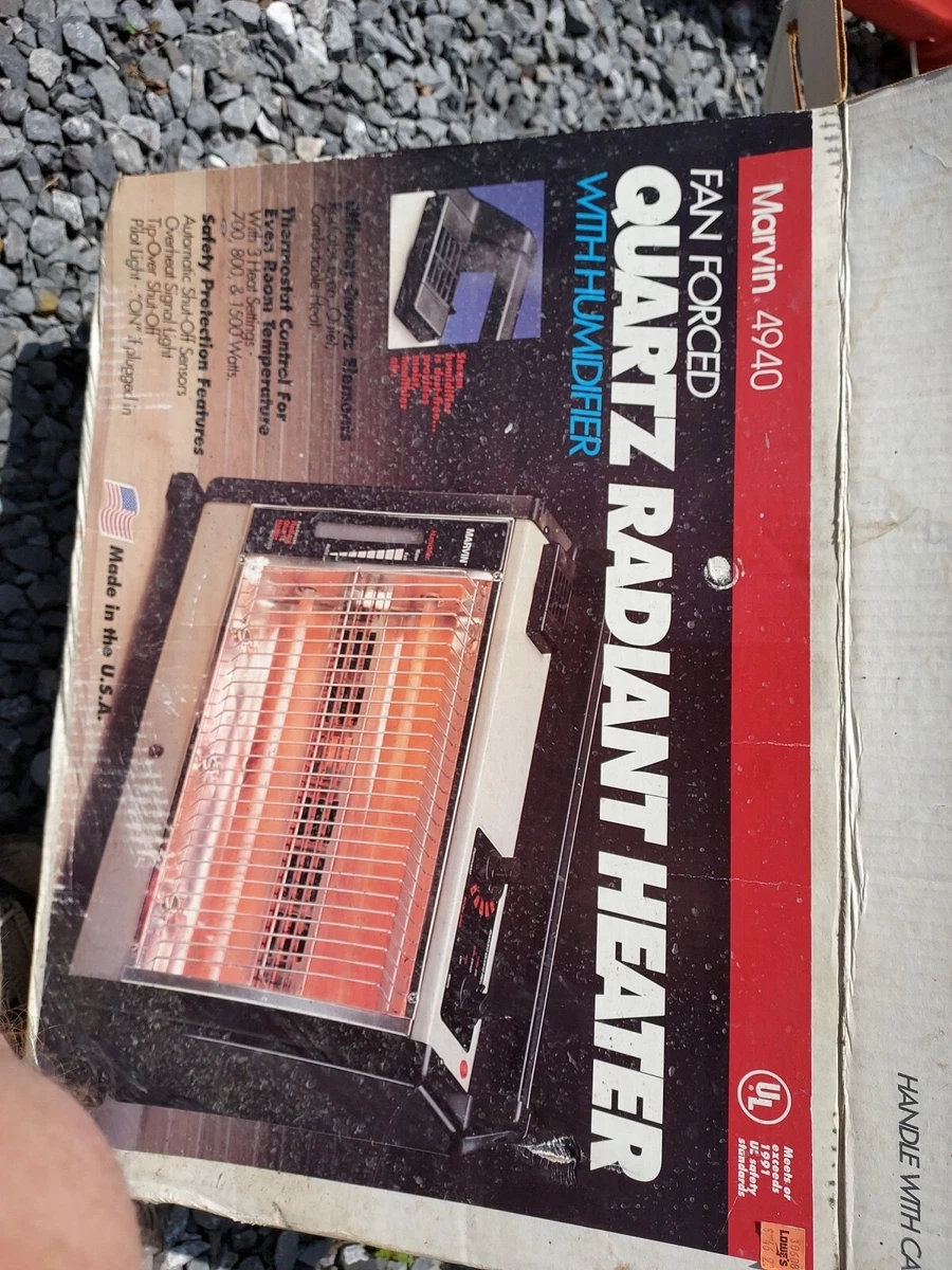 Rare Marvin Quartz Heater 1500 Watt Steam u0026amp; Heat radiant Humidifier  Made In USA | eBay