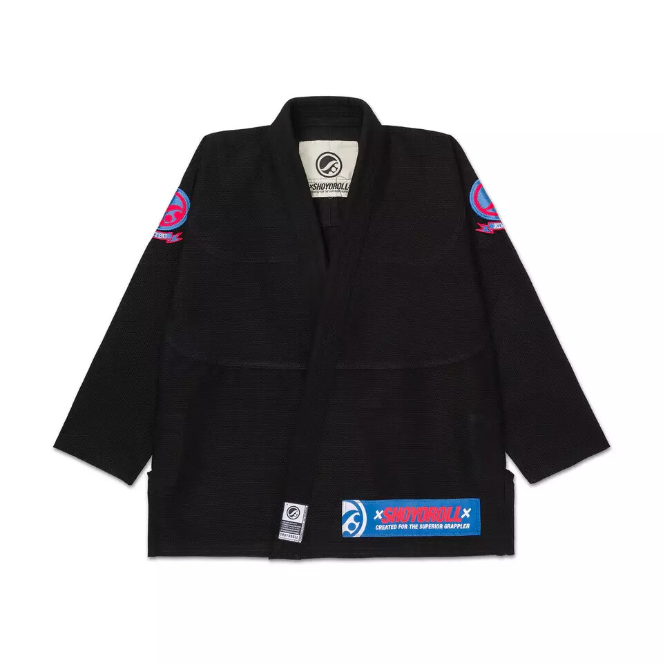 Best selling Shoyoroll Heritage Competitor Kimono black Jiu jitsu  