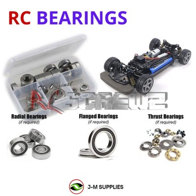 RCScrewZ Rubber Shielded Bearings tam211r for Tamiya TT-02 Type S (#58600) | SET
