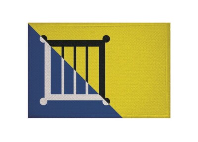 Aufnäher De Bilt (Niederlande) Fahne Flagge Aufbügler Patch 9 x 6 cm