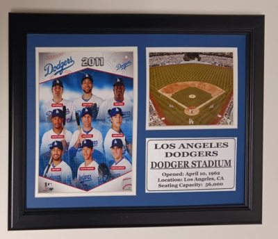 Los Angeles Baseball at Dodger Stadium 12x18 Framed Photo