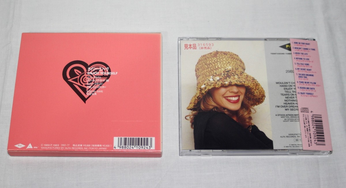 Super Rare KYLIE MINOGUE Enjoy Yourself CD Limited Edition