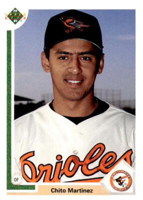 1991 Upper Deck Final Edition #30F Chito Martinez Rookie Baltimore Orioles