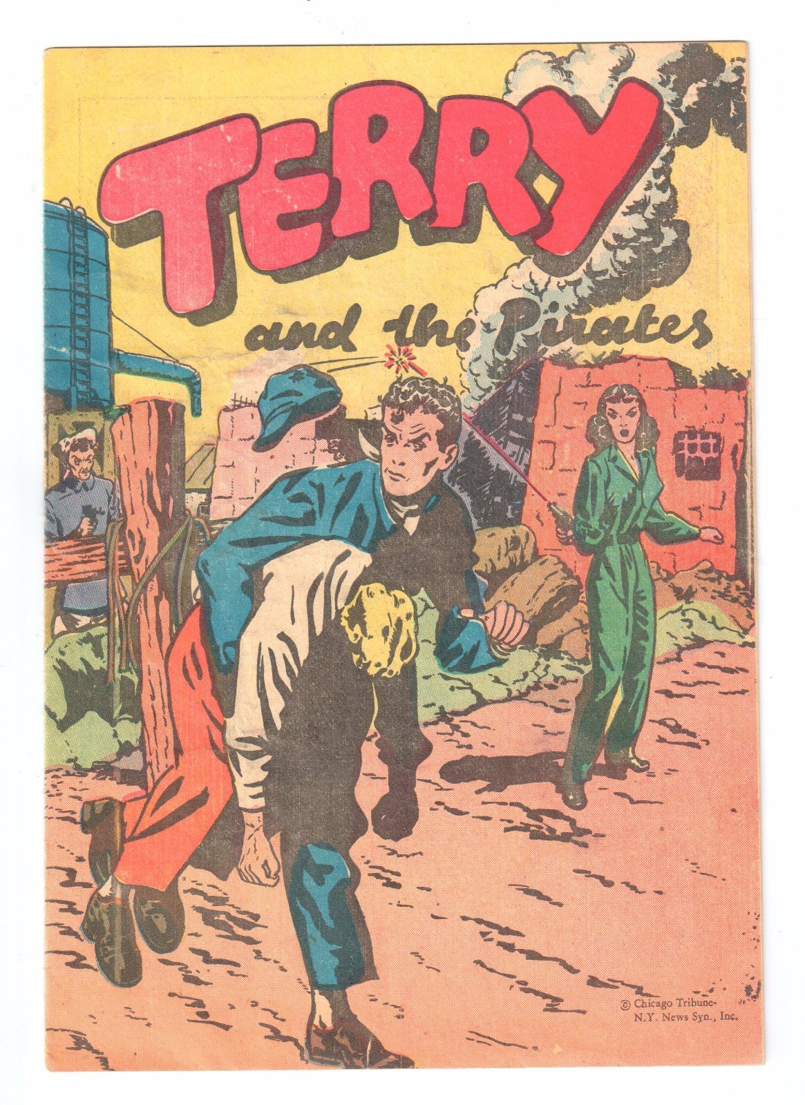 Charlton TERRY and the Pirates - Muy bien 1938 tienda de zapatos Weatherbind sorteo cómic