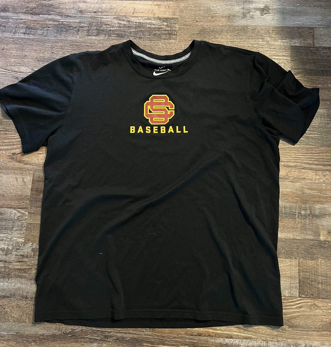 2021 USC Trojans Nike Baseball Shirt Team Issued Practice Jersey