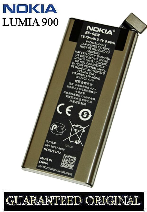 GENUINE BATTERY NOKIA LUMIA 900 BP-6EW | eBay