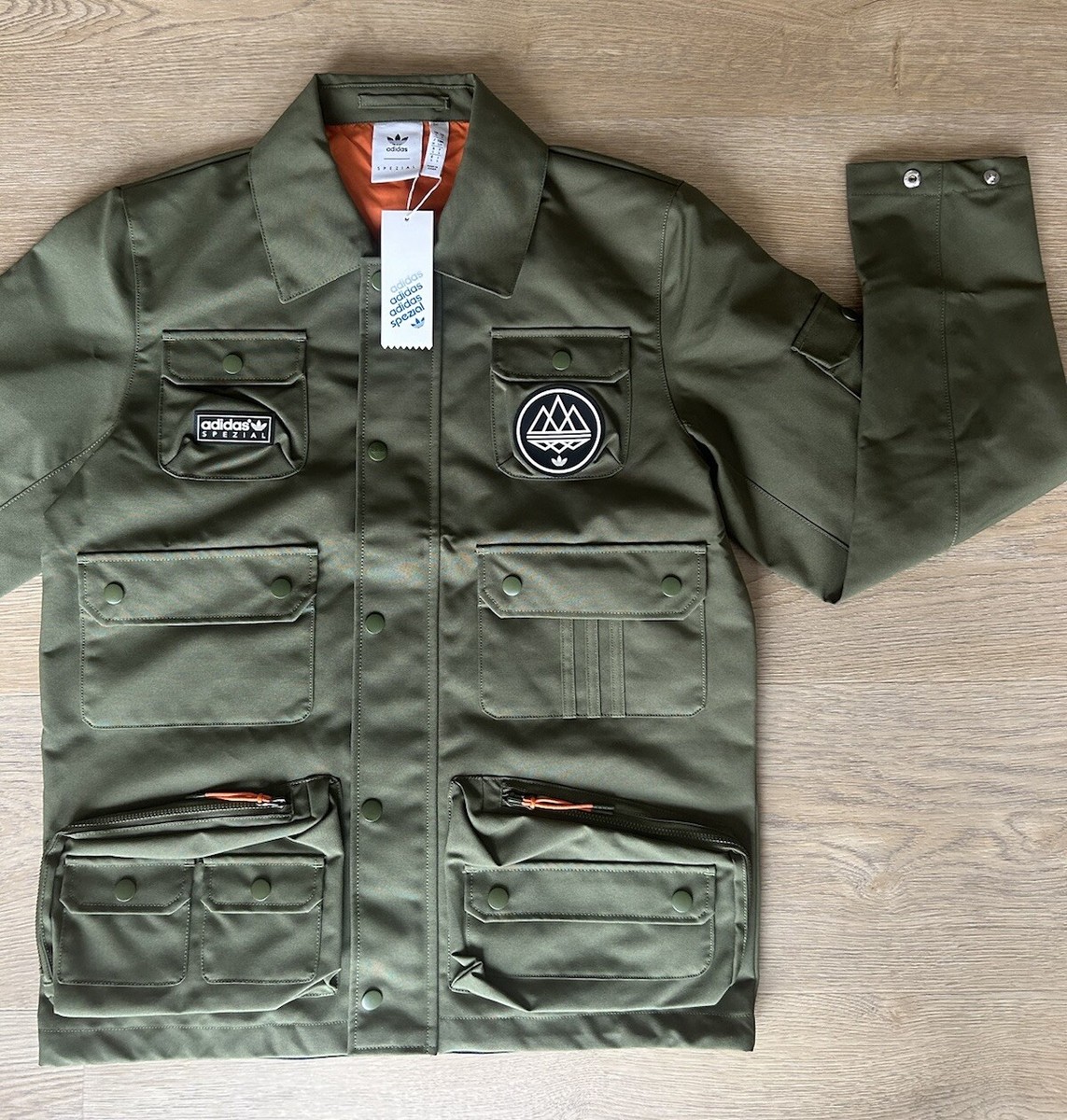 green adidas spezial jacket