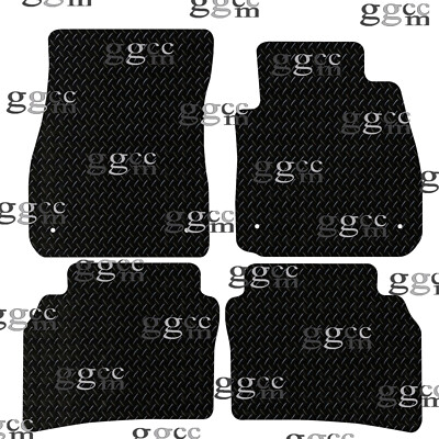 FITS VAUXHALL INSIGNIA 2017 & ONWARDS TAILORED BLACK RUBBER CAR FLOOR MATS SET