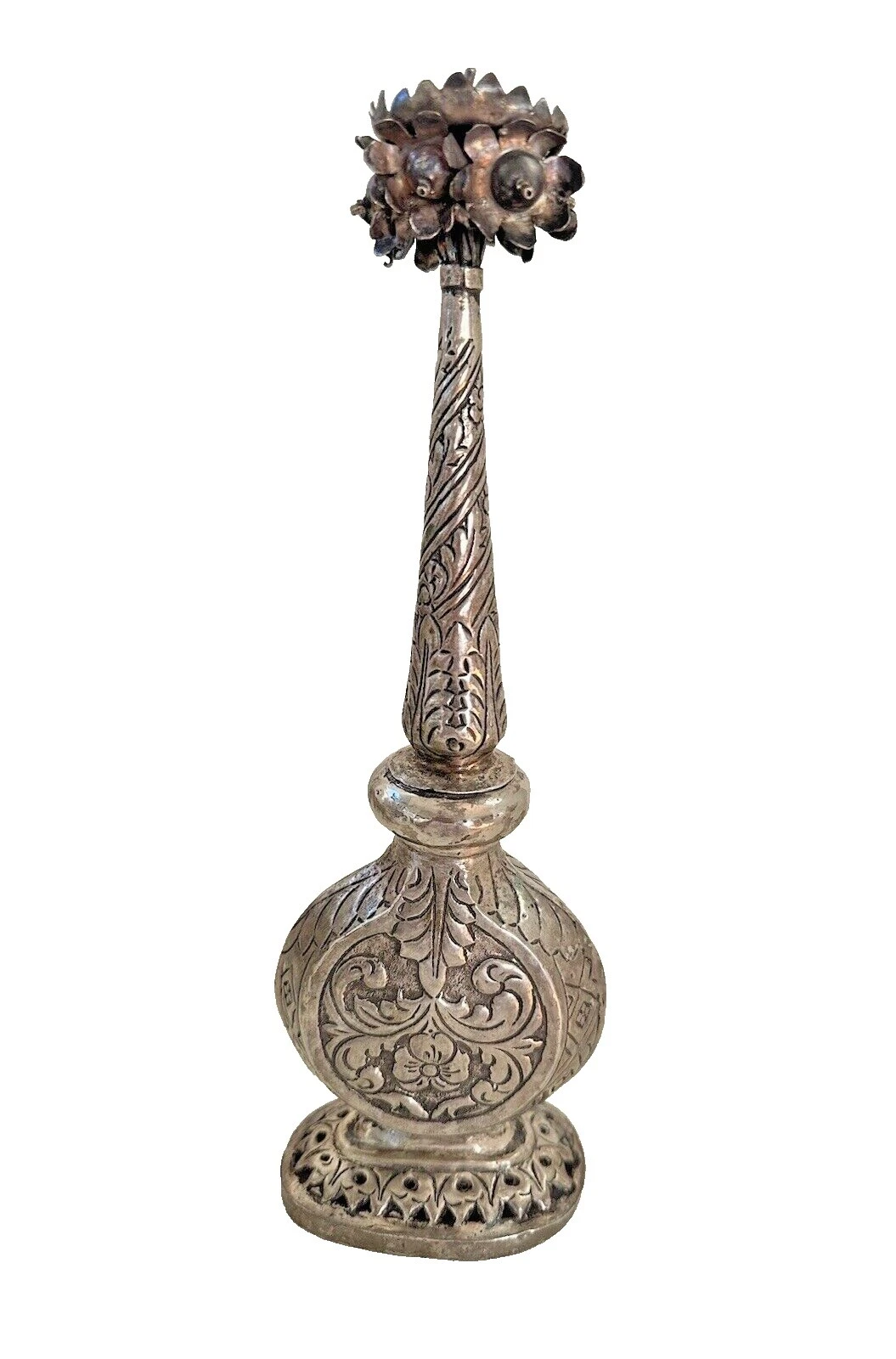 Flora Art Deco antiguidades Prata Esterlina dos EUA