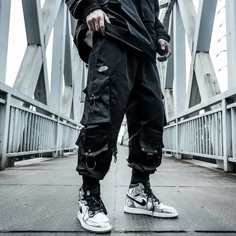 Cargo Pants Joggers Hip Hop Pants for Streetwear Plus Size Pockets Oversize | eBay