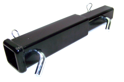 2 Inch Hitch Extender Waltyotur 12 Inch Hitch Extension Receiver 2 Inch Extender 5/8 Inch Pin Hole 4000 LBS Tow Capacity 84433 Black In | Whizz Hitch Step 2 Inch Receiver - Foto 7