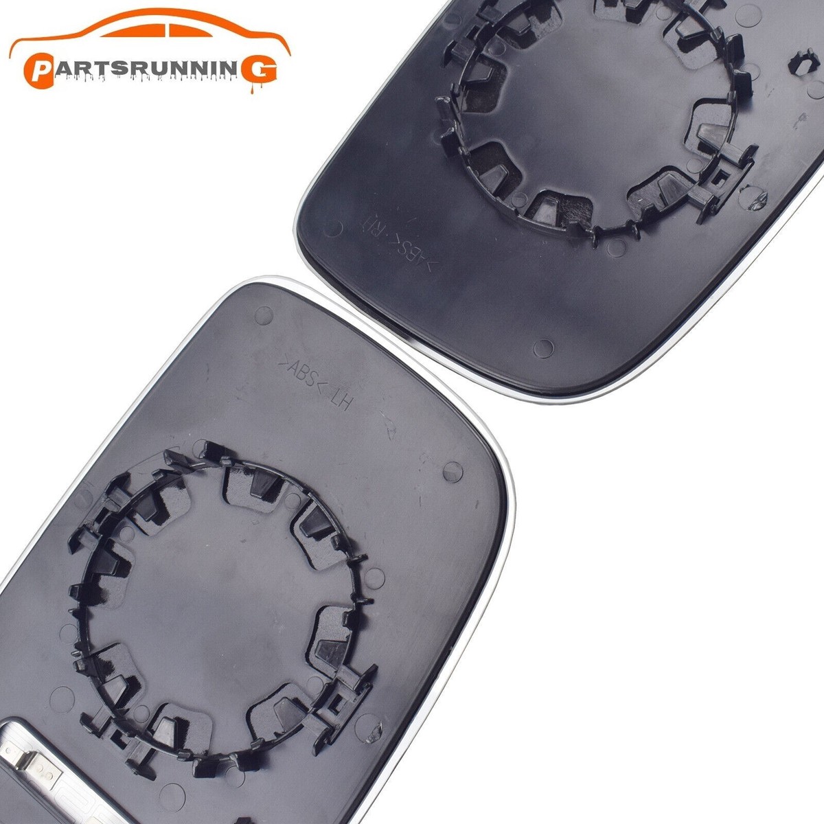 96-99 MB E-class W210 - Heated Door Mirror Glass and Backing Plate Pair
