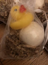 Baby Shower Favors Little Duck Rubber Duck Bath Bomb Perfectly Posh Fizi