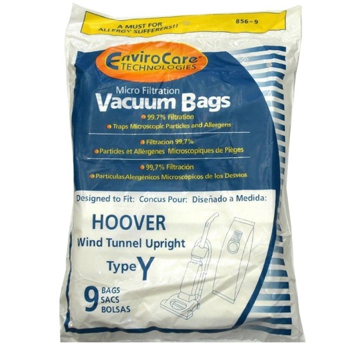 Bolsa de filtración de alérgenos de repuesto tipo Y para aspiradoras verticales Hoover 9P - Imagen 2 de 2