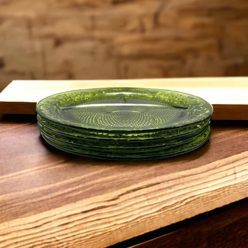 Indiana Glass Daisy Depression Grill Plate - Elegant and Practical Serving Dish!