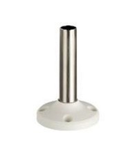 Tube de support blanc classé IP54 avec plaque de fixation pour utilisation avec lumière tour modulaire