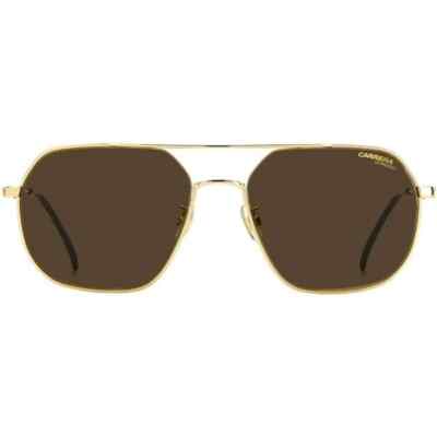 Carrera C1035/GS 0J5G 70 Gold / Dark Brown Lens Unisex  display picture 1