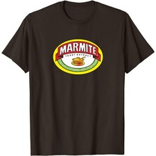 MARMITE NEW T-SHIRT sizes S M L XL XXL colours Black, Brown