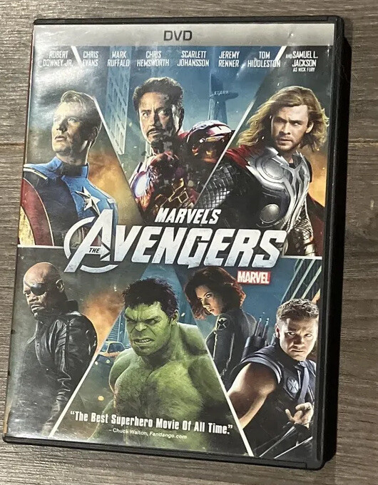 The Avengers (DVD, 2012) Thor Ironman Capt America Hulk Hawkeye