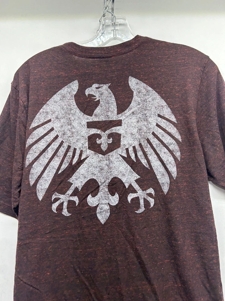 Rock Revival Mens Large Cotton Blend Burgundy Short Sleeve T-Shirt (JC) - Image 4 of 4
