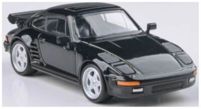 Paragon 1/64 RUF BTR Slantnose schwarz 1986 (hochwertig) Modellauto