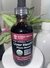 Global Healing  Liverpool Health Plant -Baseg  Detox Support .2floz ( 59.2ml) 🌹