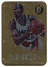 2013-14 Panini Gold Standard Metal #40 Clyde Drexler Portland Trail Blazers