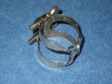 VINTAGE HARRISON A2 GOLD PLATED ALTO SAXOPHONE LIGATURE - ORIGINAL, NOT RE-MAKE!