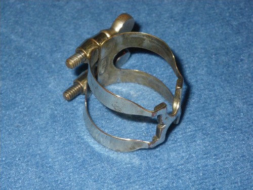 VINTAGE HARRISON A2 GOLD PLATED ALTO SAXOPHONE LIGATURE - ORIGINAL, NOT RE-MAKE!