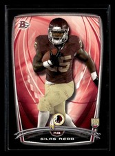 2014 Bowman #71 Silas Redd Rookies Black Rookie Card Washington Redskins. rookie card picture