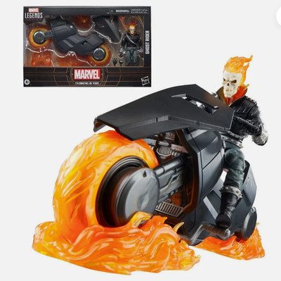 Marvel Legends Ghost Rider Motorcycle 6in Figure 85th Anniversary