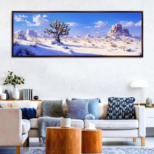 Winter Desert Canvas Ryan James Panoramic Gallery Wrapped Wall Art