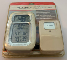 AcuRite Wireless Weather Thermometer 00609SB Digital Humidity Sensor