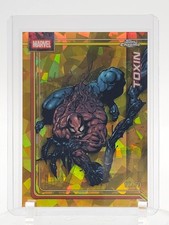 TOXIN 2026 TOPPS CHROME MARVEL COMICS GOLD SAPPHIRE REFRACTOR /50 #181 Q6860