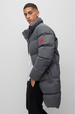 Daunenjacke herren hugo boss Magnus neu grau 