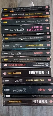 LOT 15 LIVRES DE POCHE - POLICIER - THRILLER - FRED VARGAS - BARCLAY ETC... - Photo 1/3