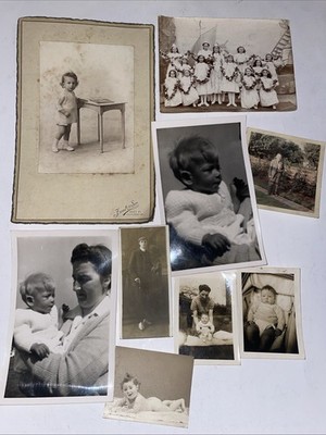 Vintage Mixed Selection Of Early - Mid 20th Century Black & White Photographs