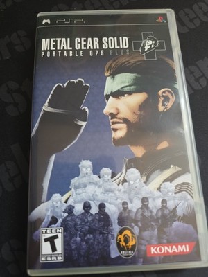 Metal Gear Solid: Portable Ops Plus (Sony PSP, 2007) w/ Manual - Tested 