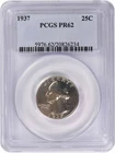 1937 Washington Silver Quarter PR62 PCGS