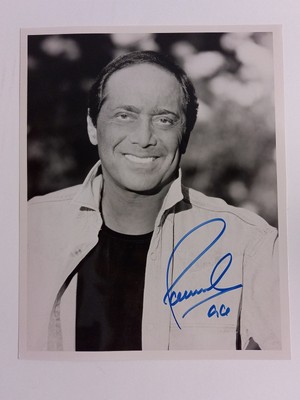 Paul Anka - Großformat mit Anschreiben - original Autogramm - ca. 25x20cm - Foto