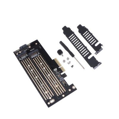 Dualer M.2 PCI-E-Adapter NVME M-Schlüssel Oder SATA B-Schlüssel Für PCI-e