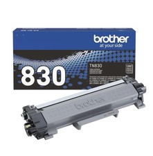 BROTHER GENUINE TN830 MONO LASER STANDARD YIELD TONER CARTRIDGE BLACK